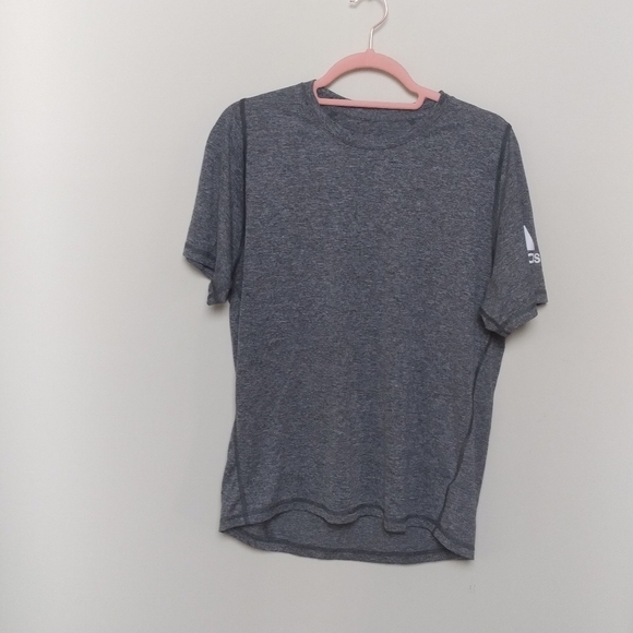 Adidas Free Lift Grey Short Sleeve Athletic Tee Shirt Size Medium - Picture 4 of 11